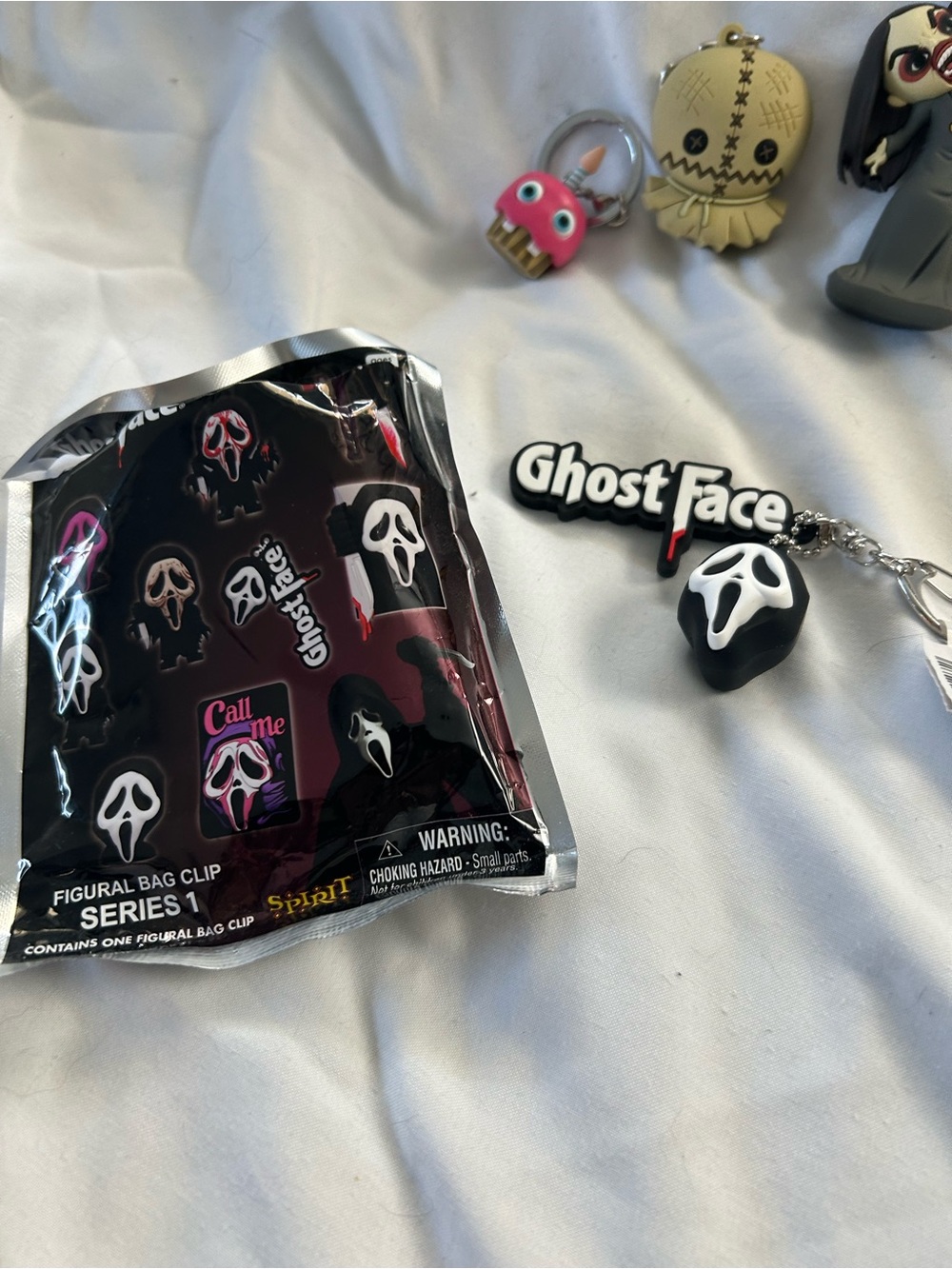 Funko Keychain lot of 5. 4 Horror Movie Theme and one Disney Lion King - Picture 3 of 3